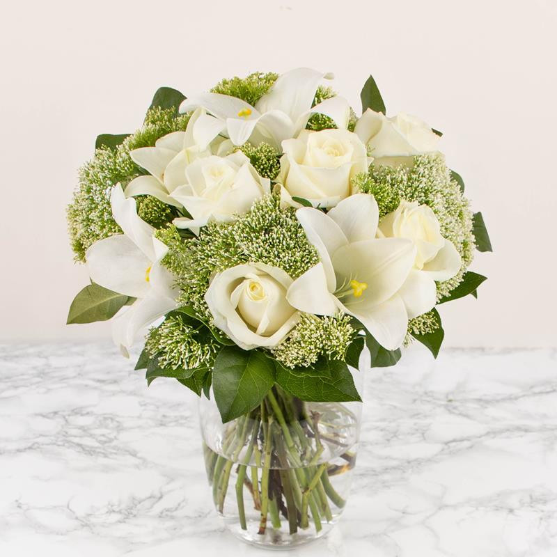 BOUQUET DE FLEURS DEUIL PARIS - CONDOLÉANCES