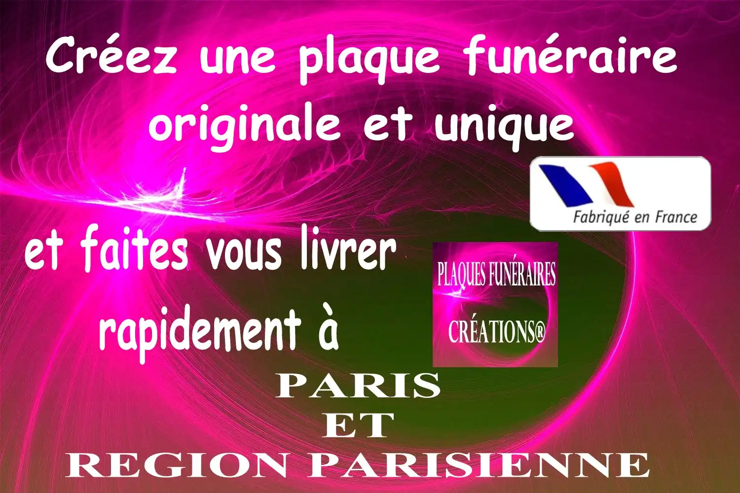 PLAQUE FUNERAIRE PARIS