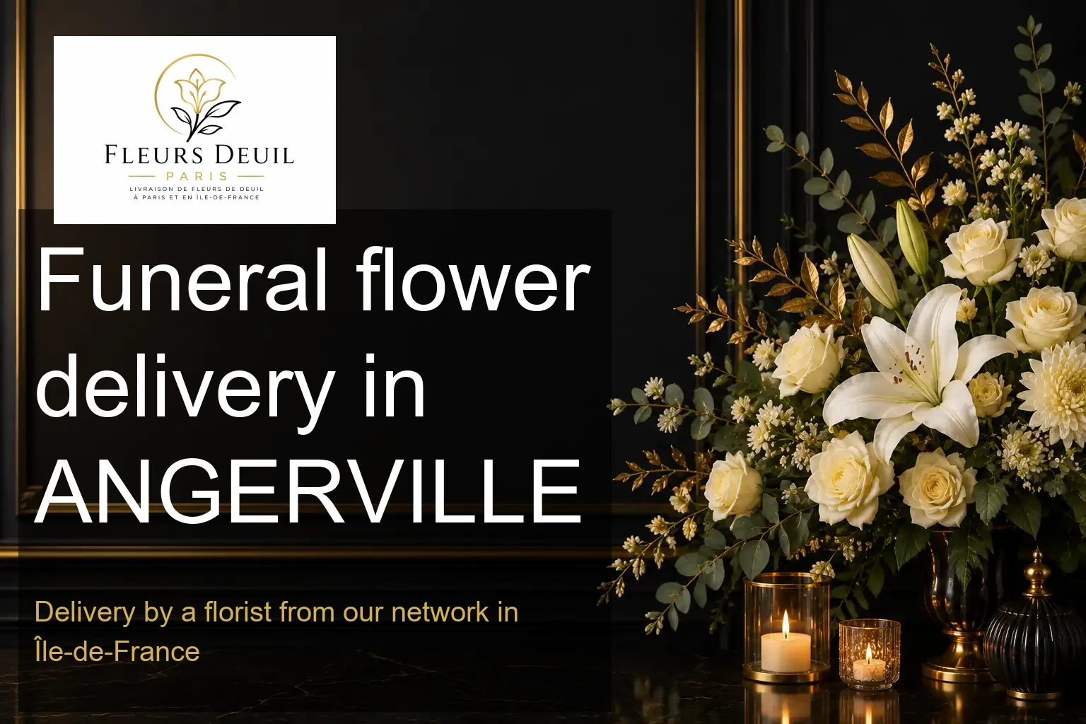 Funeral flower delivery in ANGERVILLE