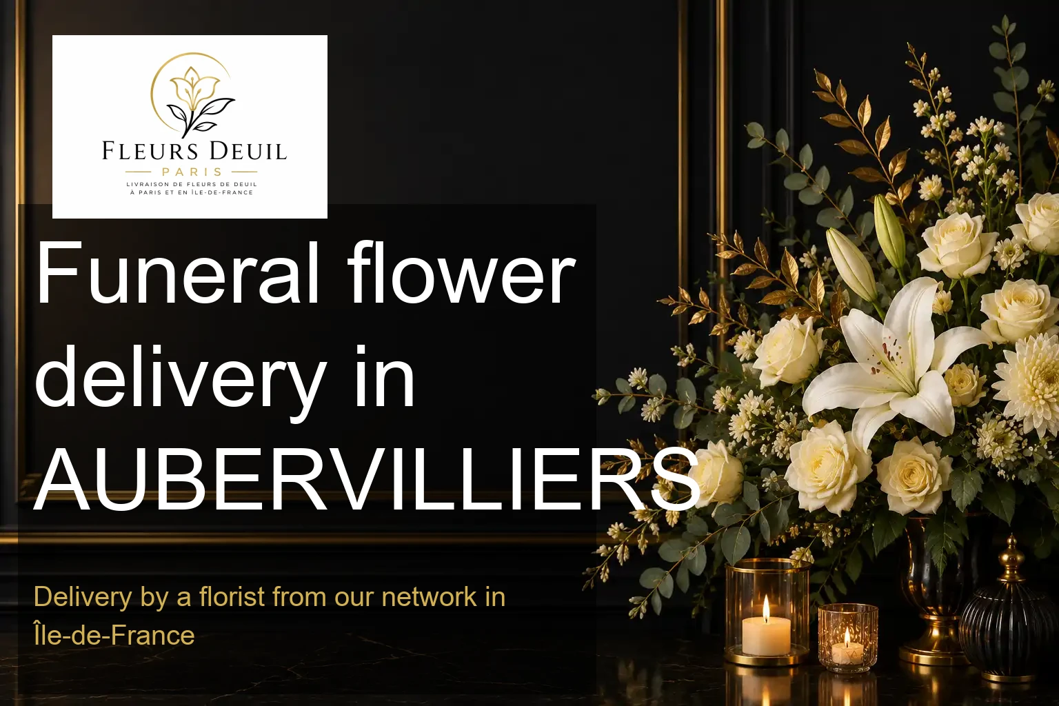 Funeral flower delivery in AUBERVILLIERS