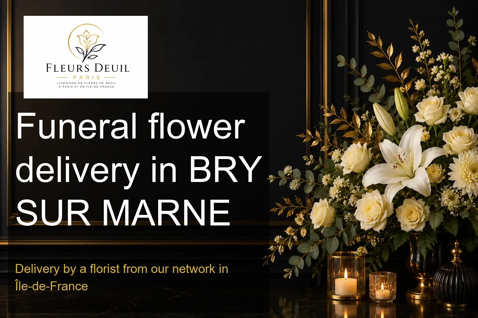 Funeral flower delivery in BRY SUR MARNE