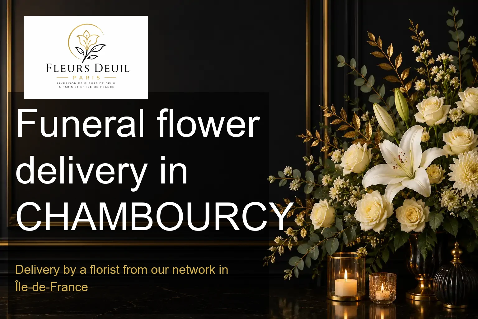 Funeral flower delivery in CHAMBOURCY