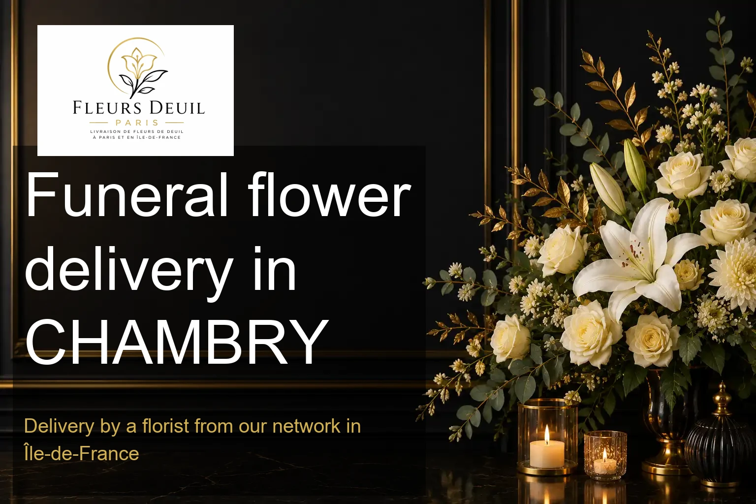 Funeral flower delivery in CHAMBRY