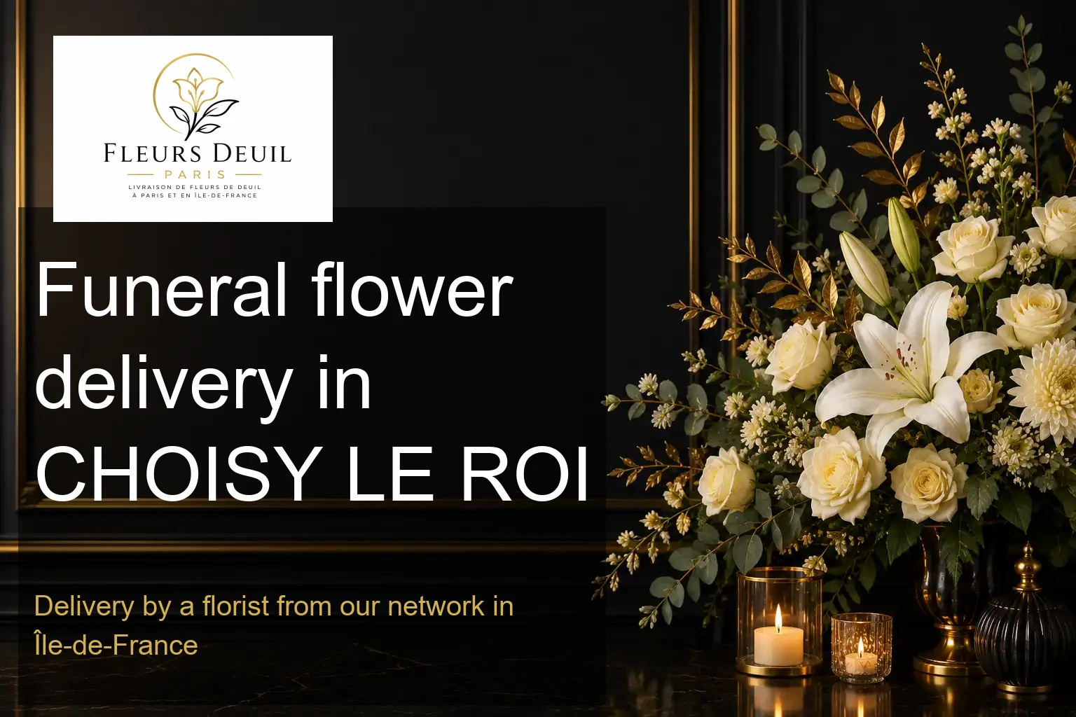 Funeral flower delivery in CHOISY LE ROI
