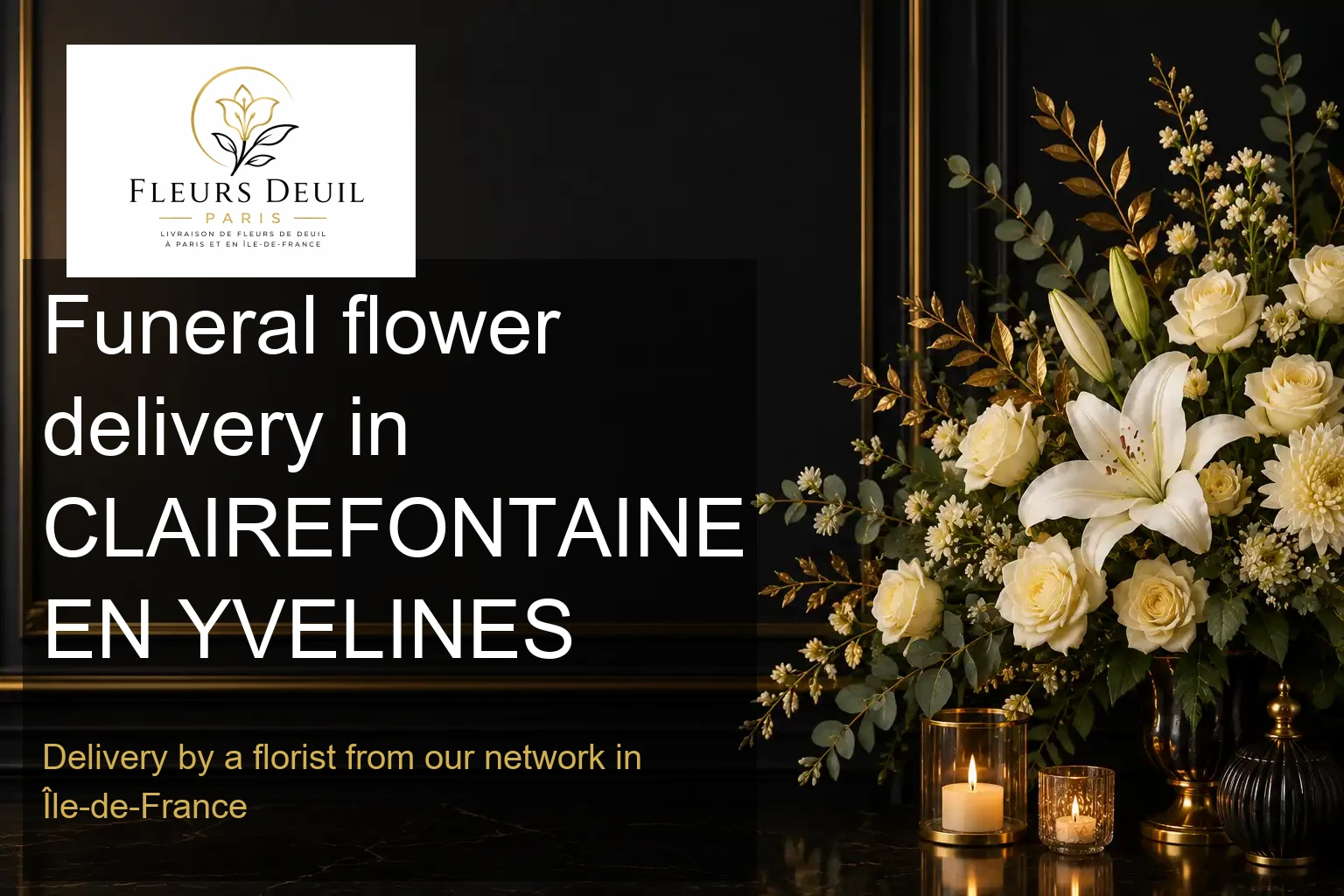 Funeral flower delivery in CLAIREFONTAINE EN YVELINES