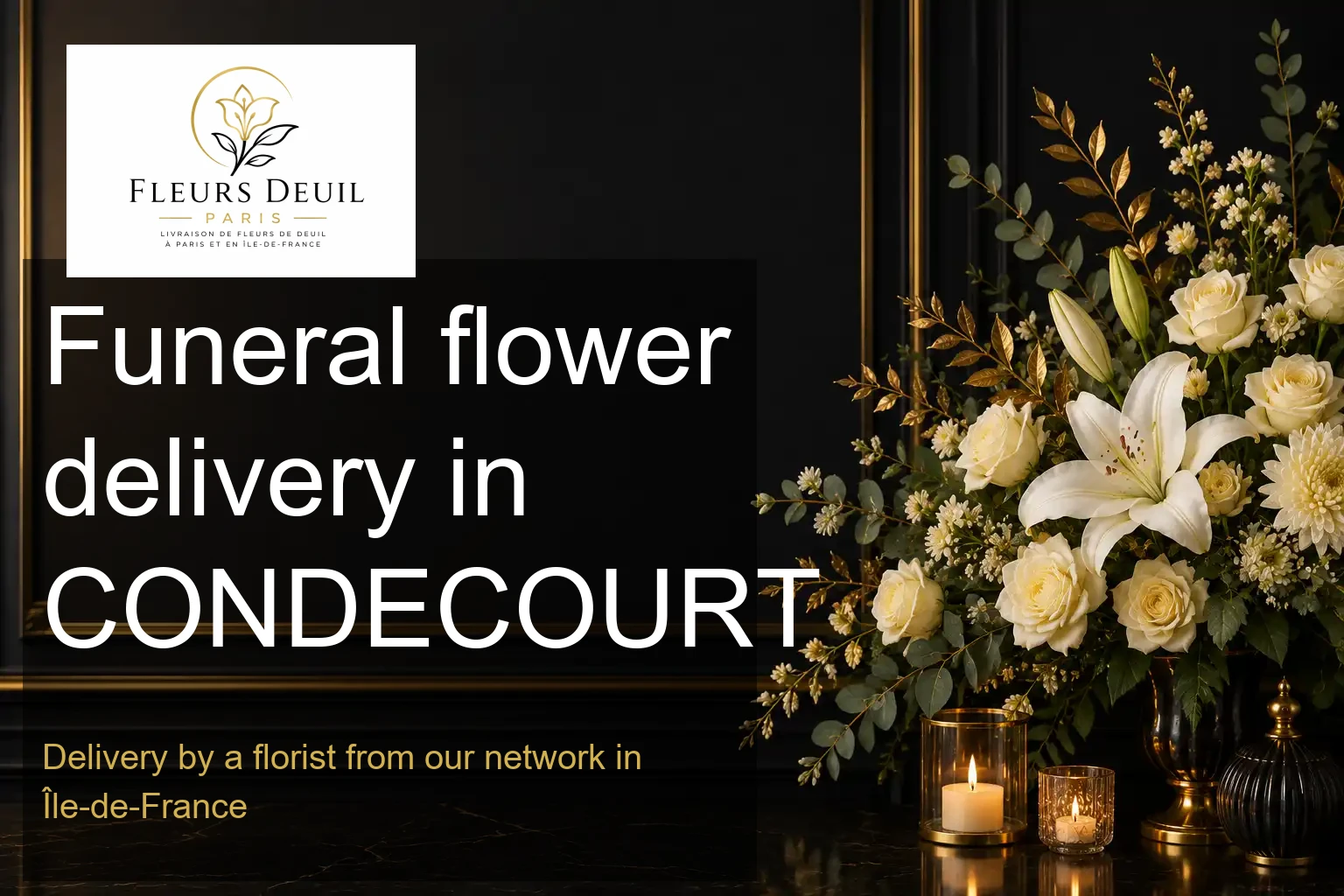 Funeral flower delivery in CONDECOURT
