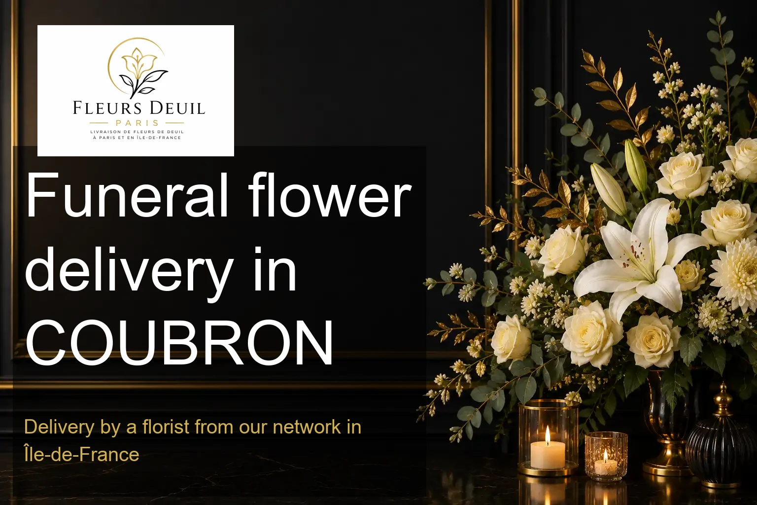 Funeral flower delivery in COUBRON