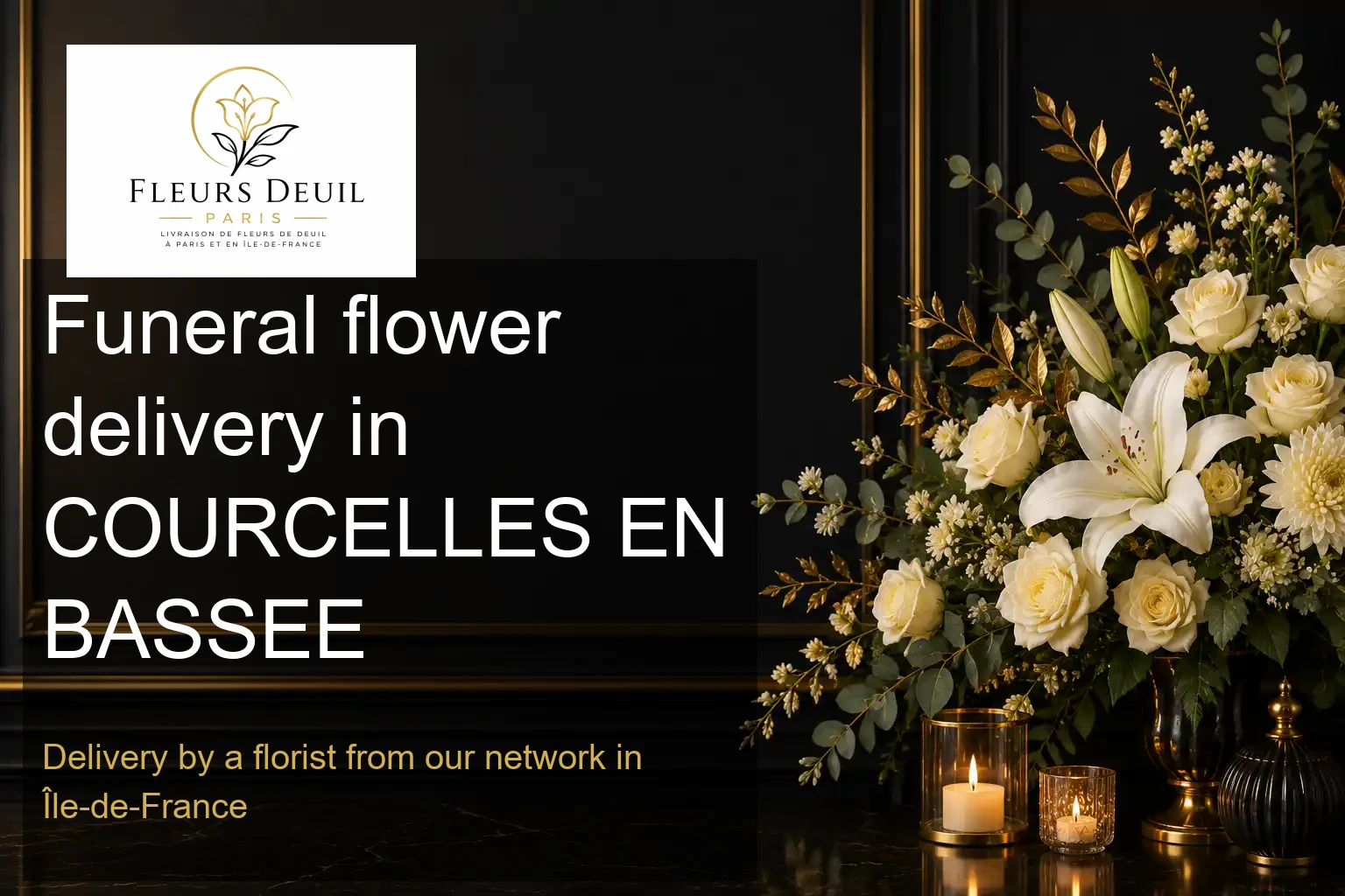 Funeral flower delivery in COURCELLES EN BASSEE
