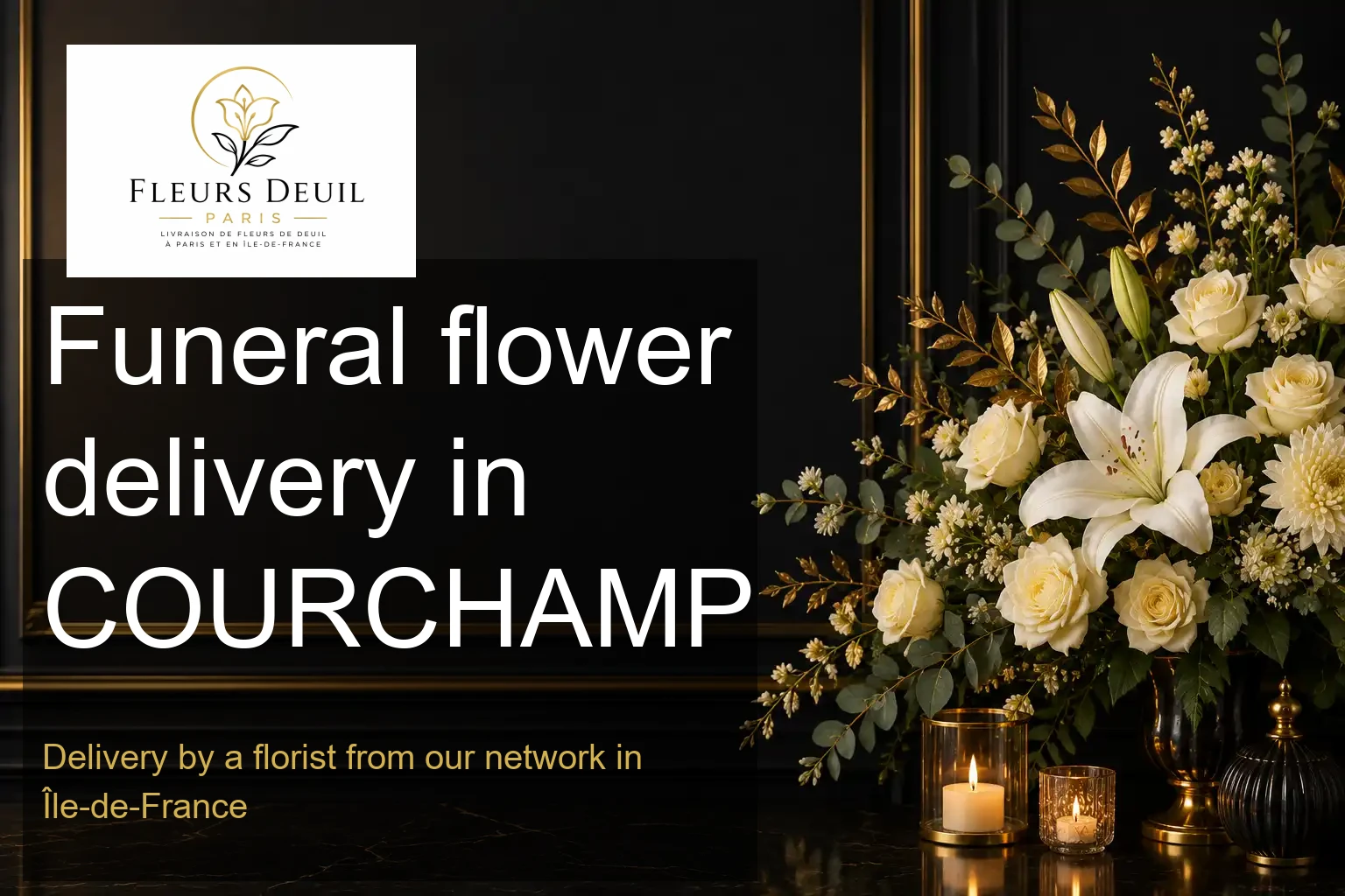 Funeral flower delivery in COURCHAMP