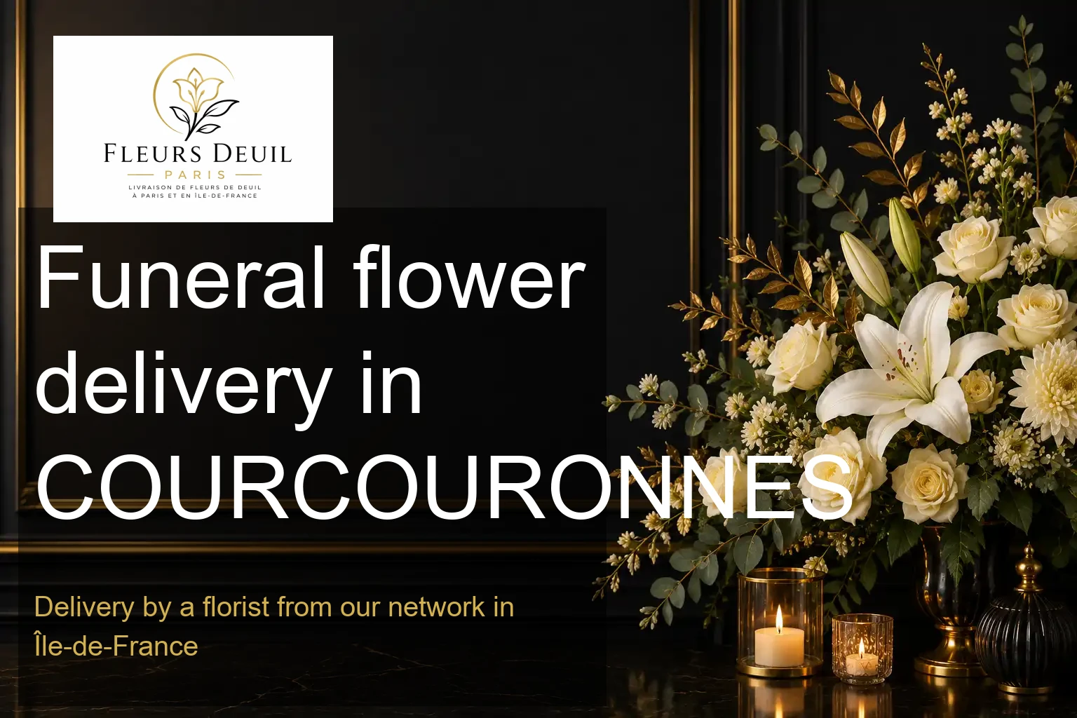 Funeral flower delivery in COURCOURONNES