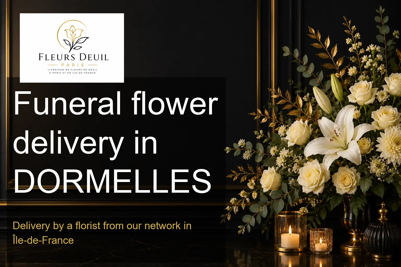 Funeral flower delivery in DORMELLES