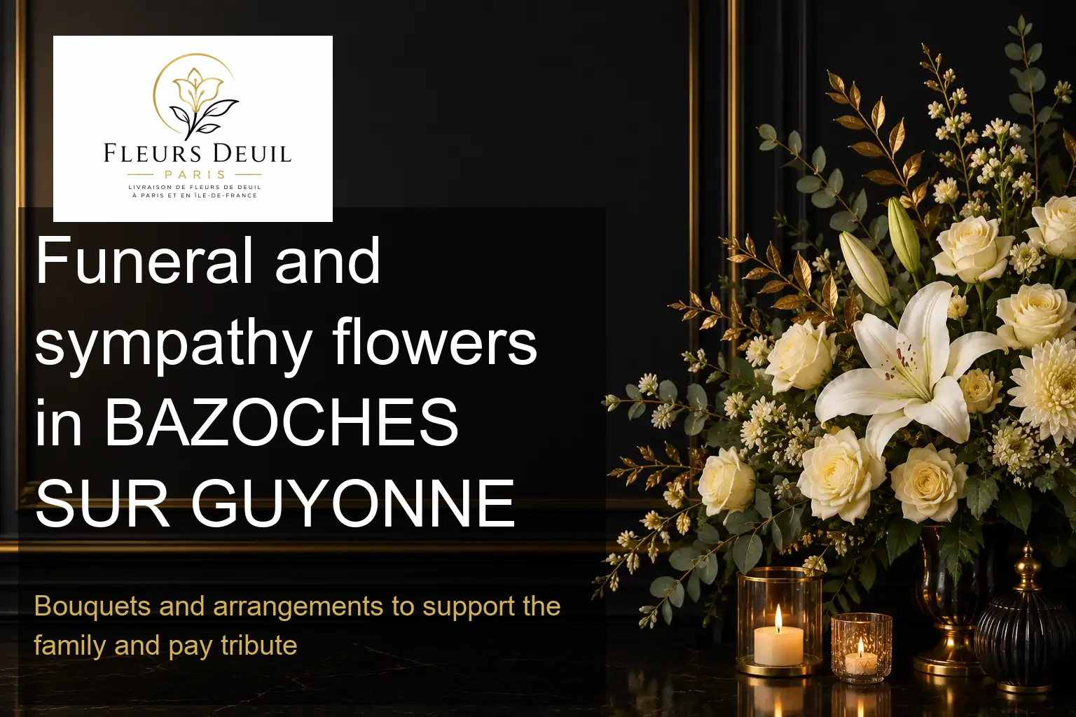 Funeral and sympathy flowers in BAZOCHES SUR GUYONNE