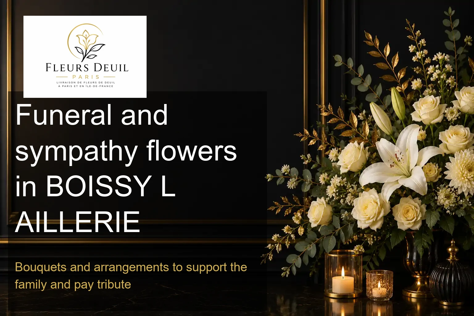 Funeral and sympathy flowers in BOISSY L AILLERIE