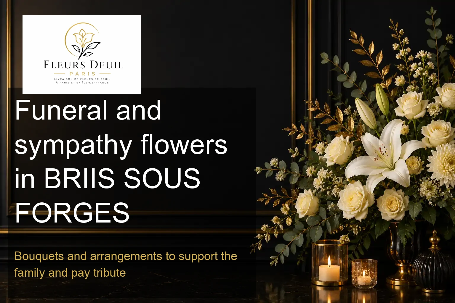 Funeral and sympathy flowers in BRIIS SOUS FORGES