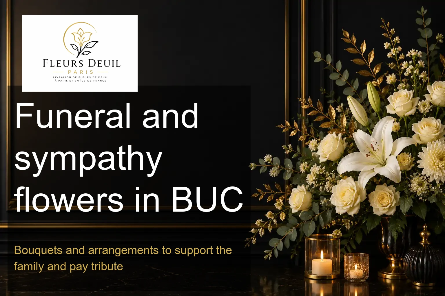 Funeral and sympathy flowers in BUC