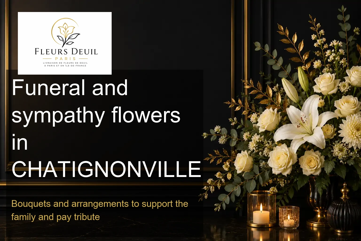 Funeral and sympathy flowers in CHATIGNONVILLE