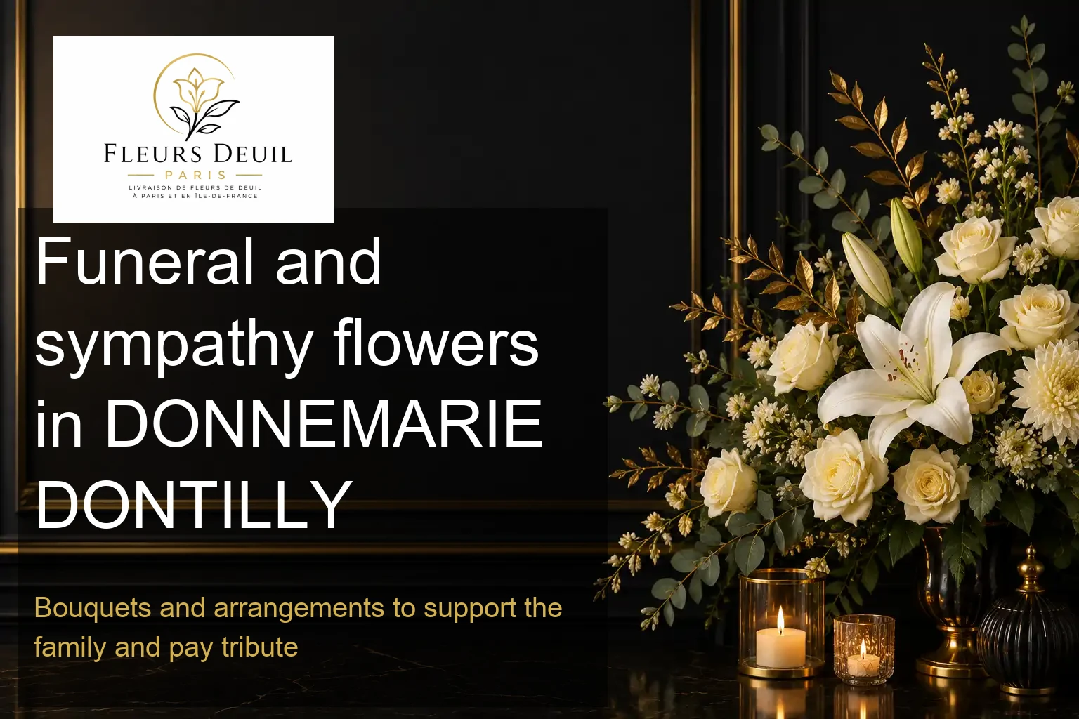 Funeral and sympathy flowers in DONNEMARIE DONTILLY