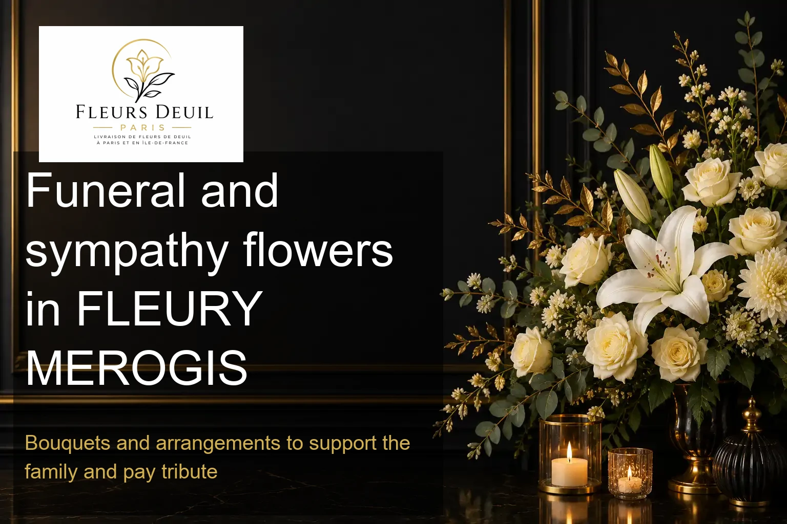 Funeral and sympathy flowers in FLEURY MEROGIS