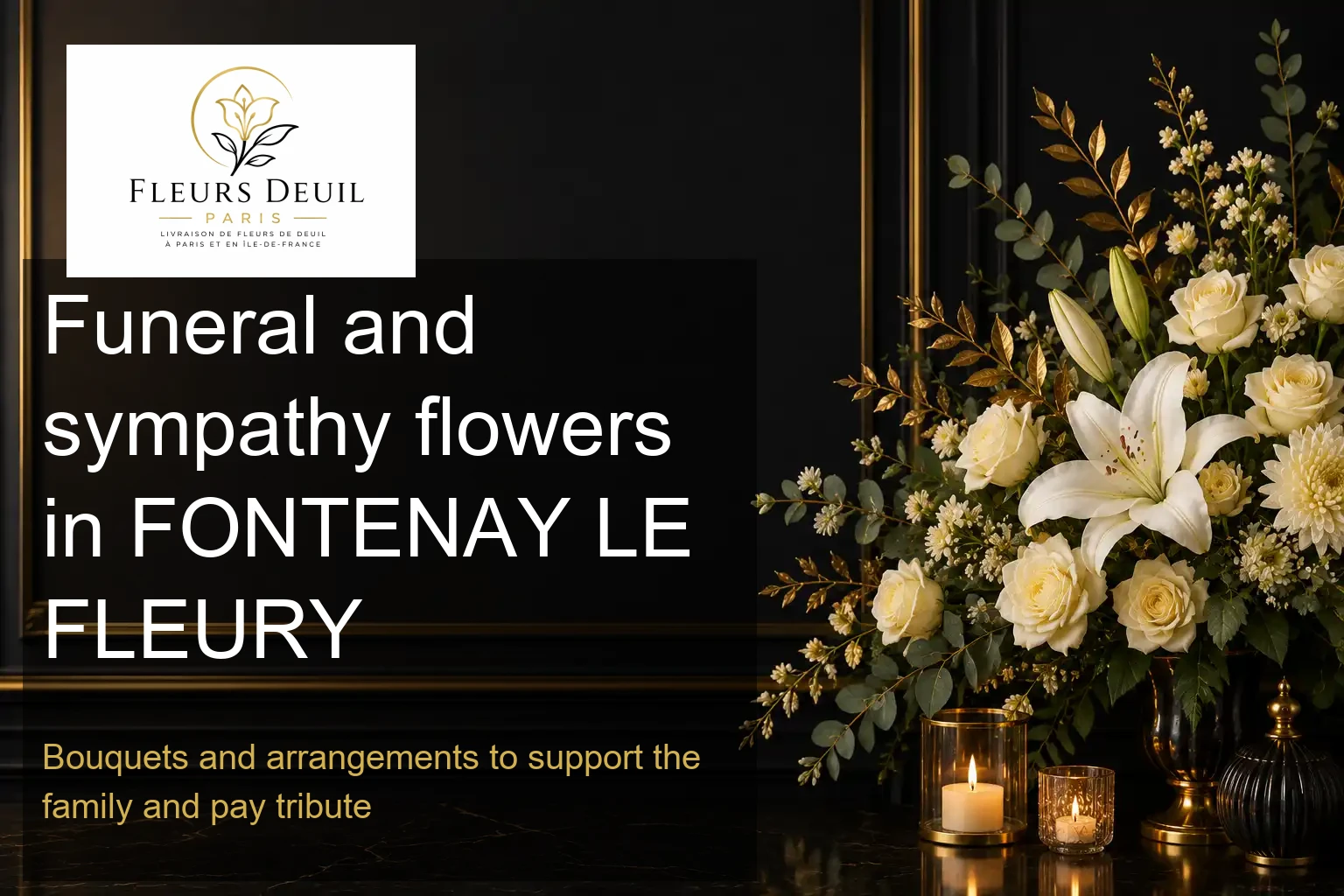 Funeral and sympathy flowers in FONTENAY LE FLEURY