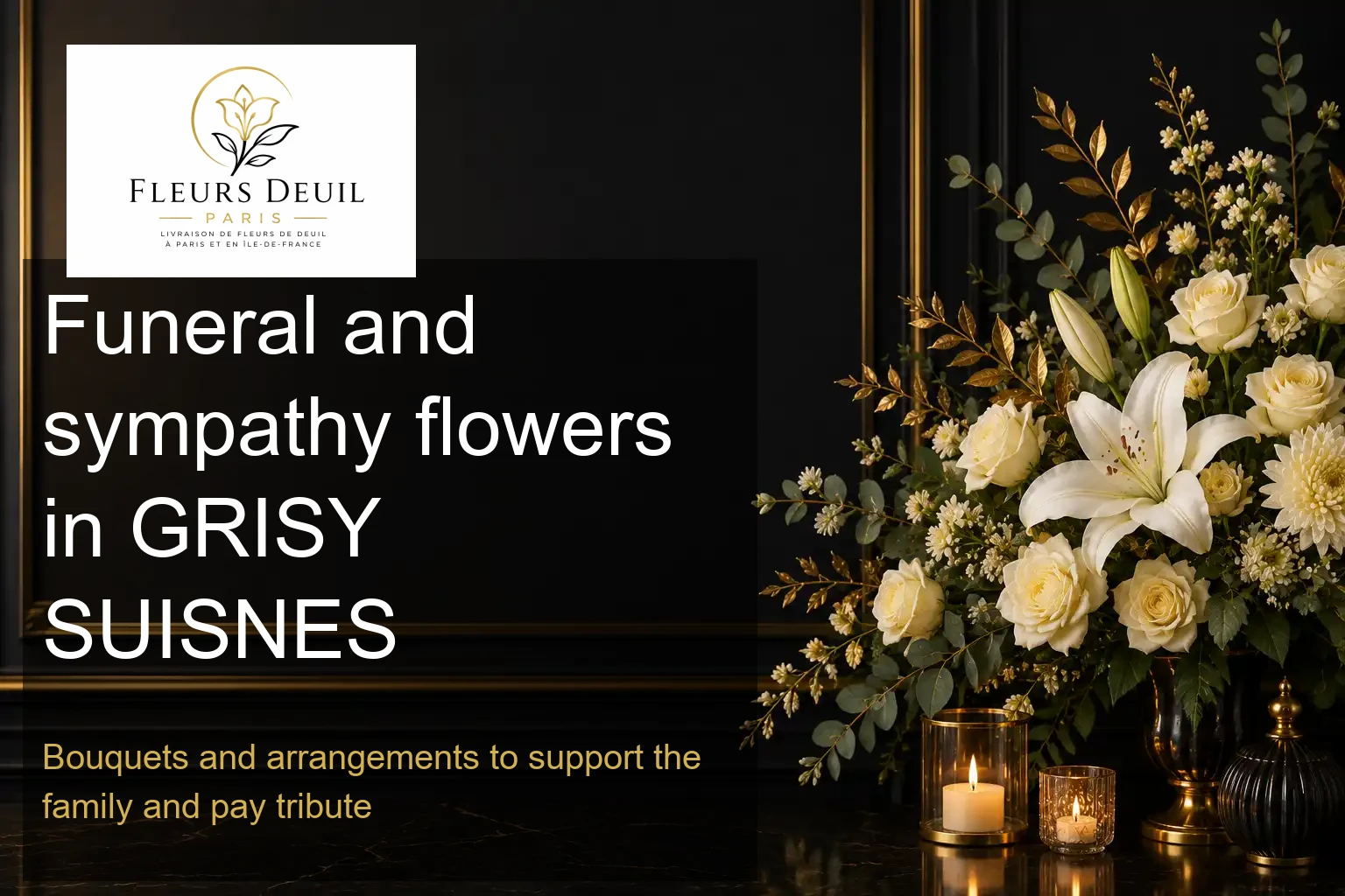 Funeral and sympathy flowers in GRISY SUISNES