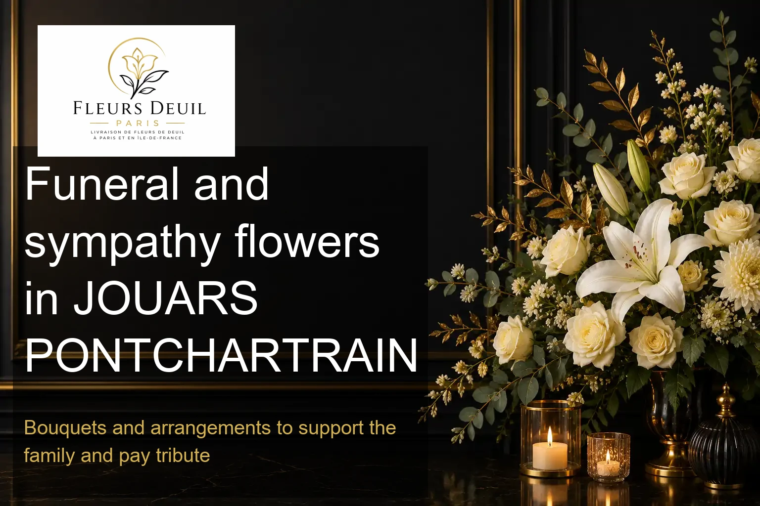 Funeral and sympathy flowers in JOUARS PONTCHARTRAIN