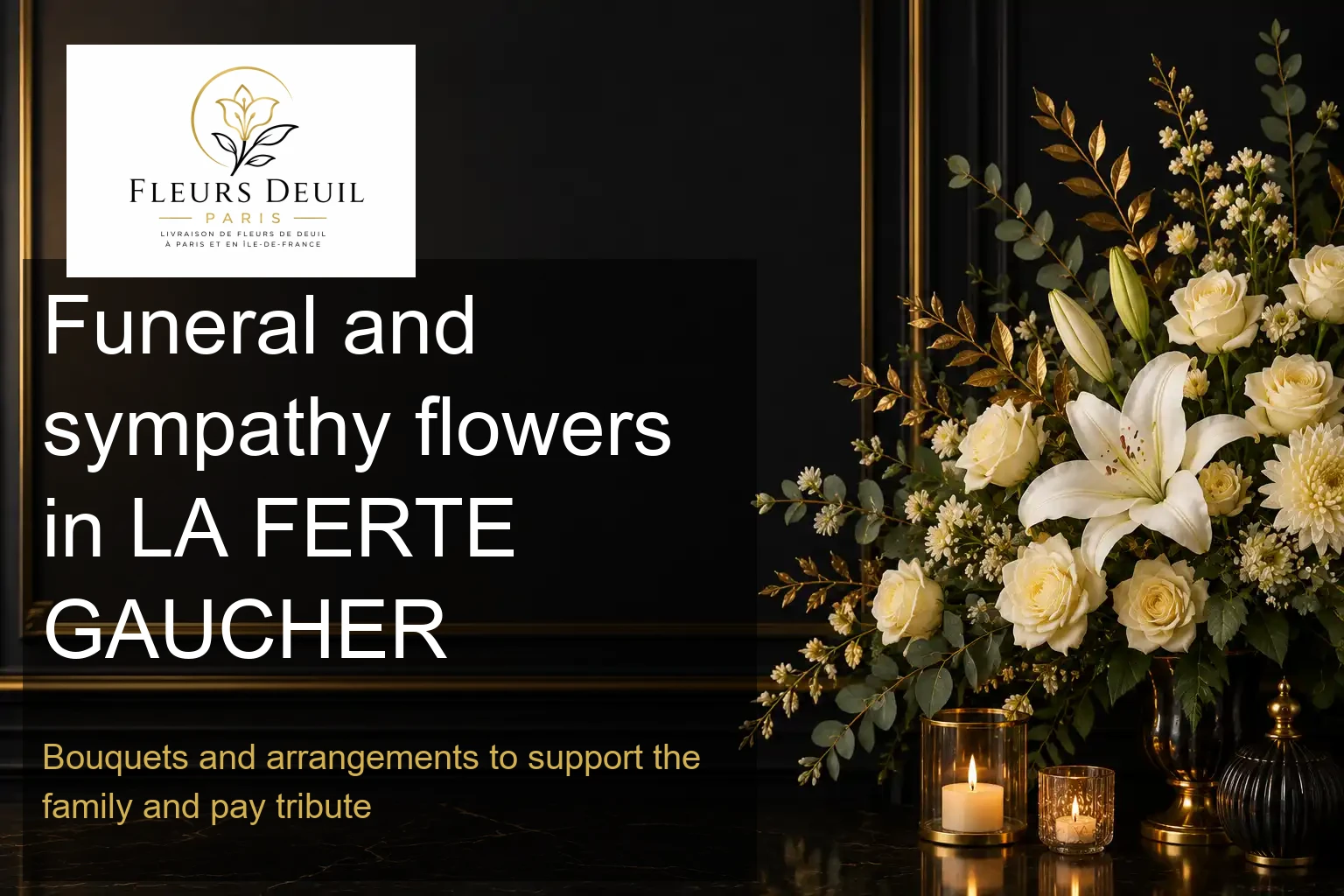 Funeral and sympathy flowers in LA FERTE GAUCHER