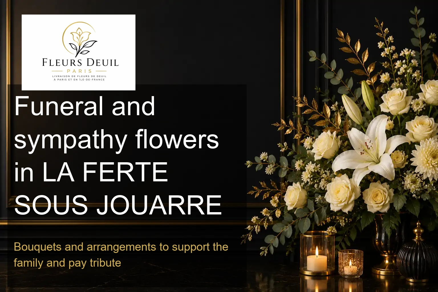Funeral and sympathy flowers in LA FERTE SOUS JOUARRE