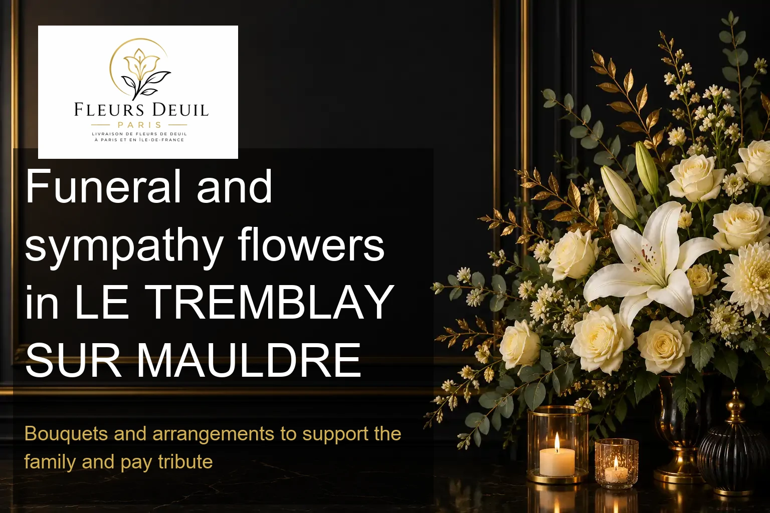 Funeral and sympathy flowers in LE TREMBLAY SUR MAULDRE