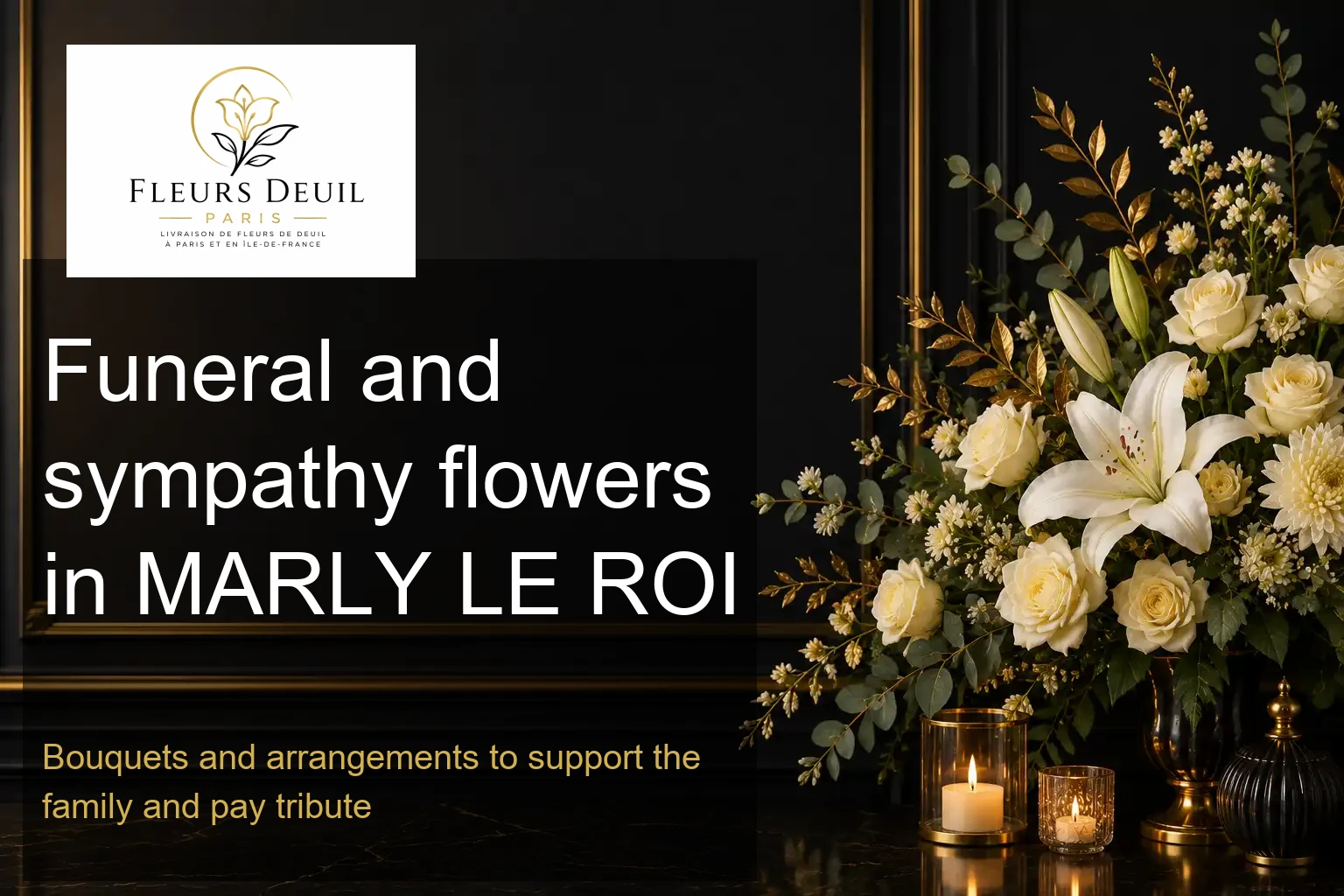 Funeral and sympathy flowers in MARLY LE ROI
