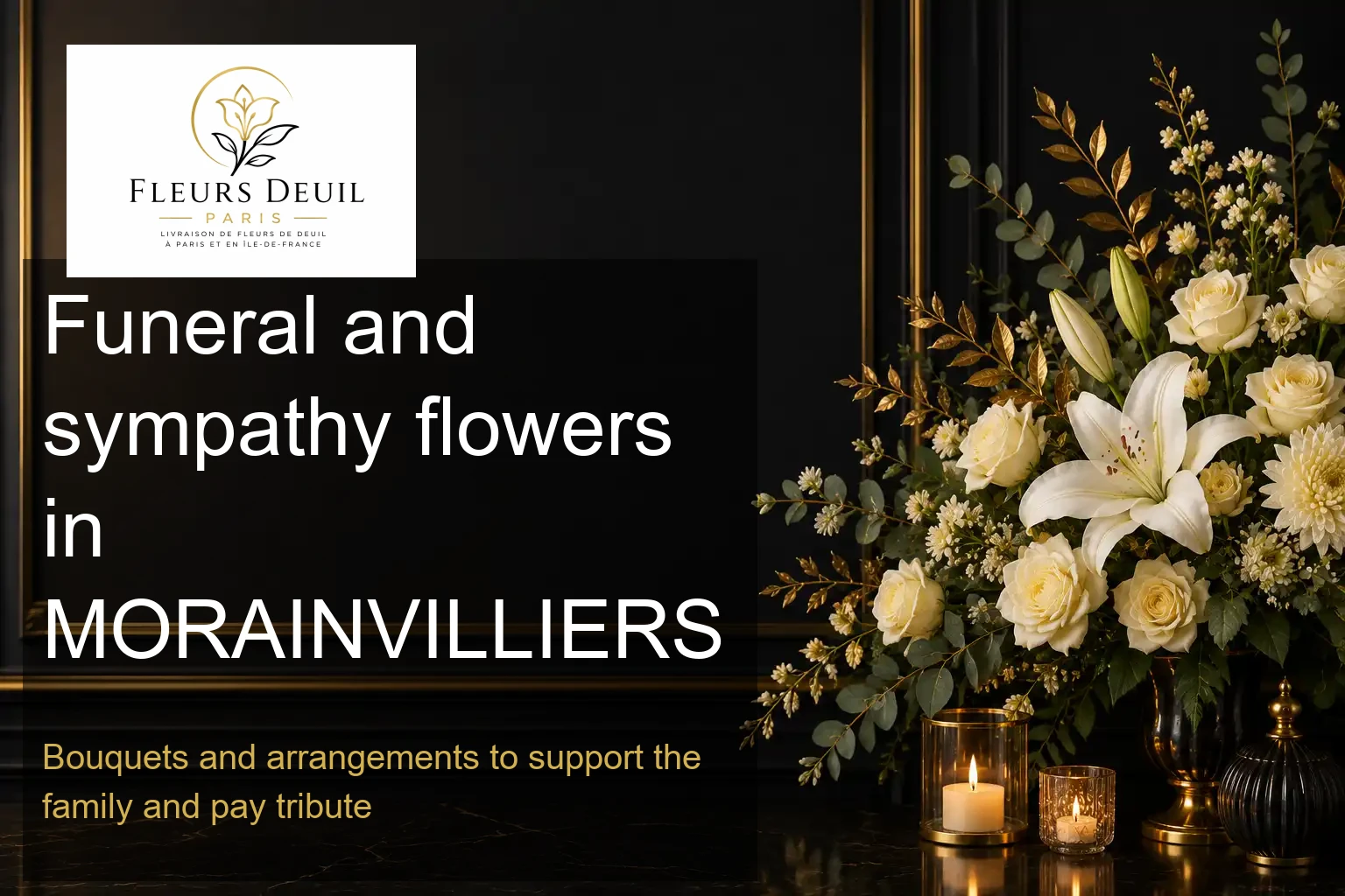 Funeral and sympathy flowers in MORAINVILLIERS