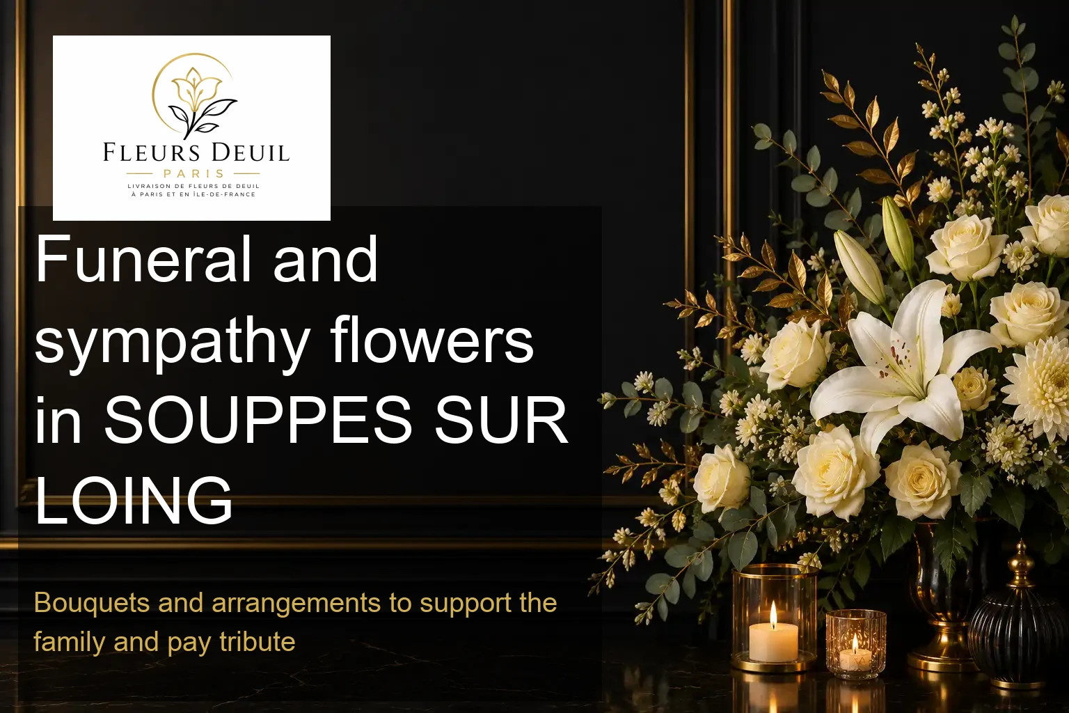 Funeral and sympathy flowers in SOUPPES SUR LOING