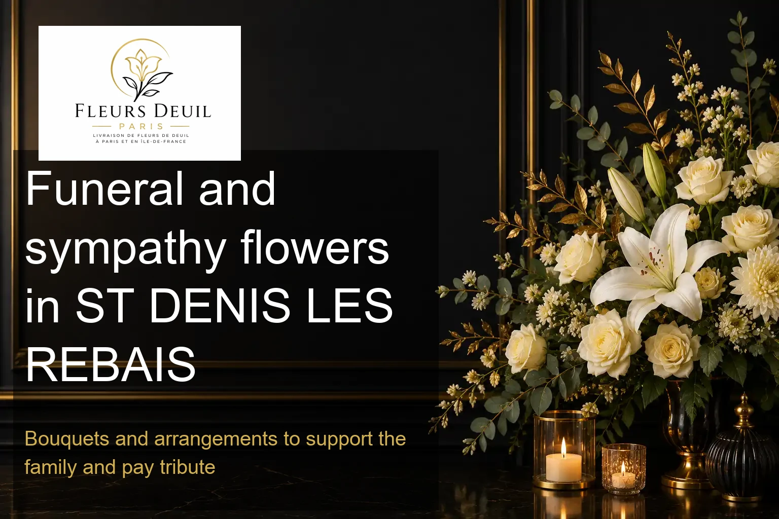 Funeral and sympathy flowers in ST DENIS LES REBAIS
