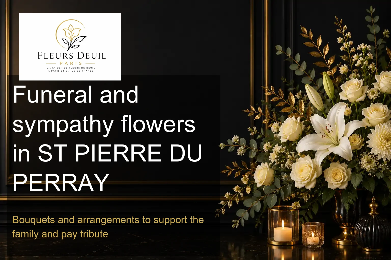Funeral and sympathy flowers in ST PIERRE DU PERRAY
