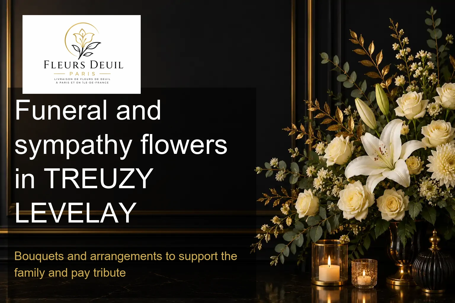 Funeral and sympathy flowers in TREUZY LEVELAY