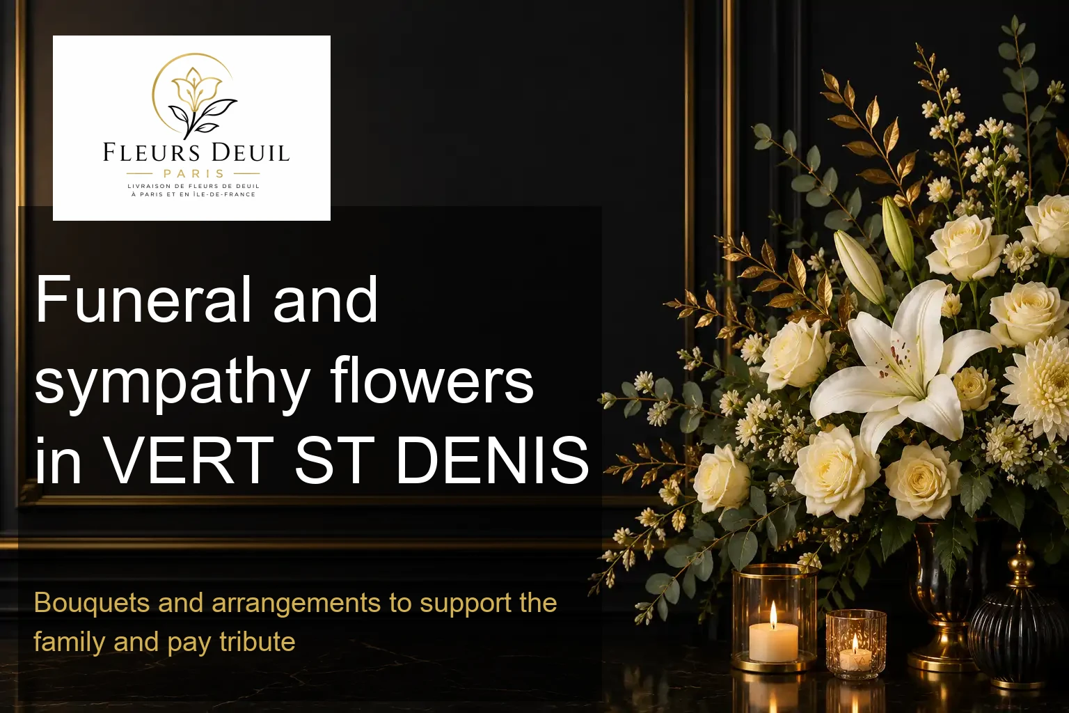 Funeral and sympathy flowers in VERT ST DENIS