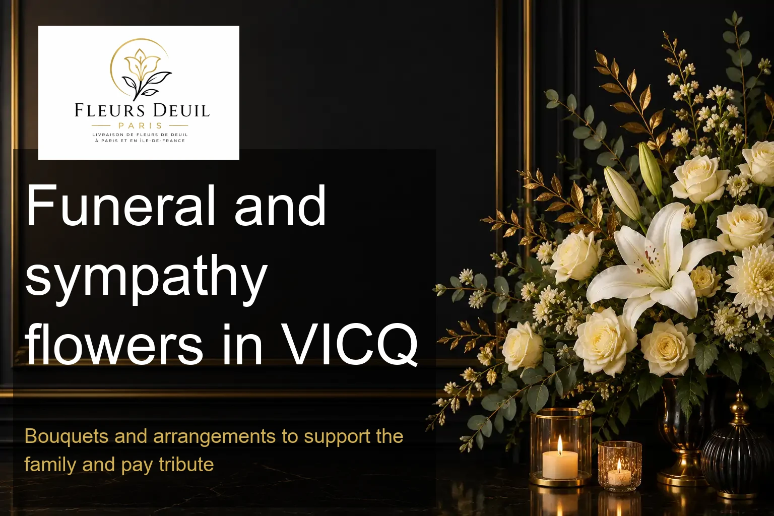 Funeral and sympathy flowers in VICQ