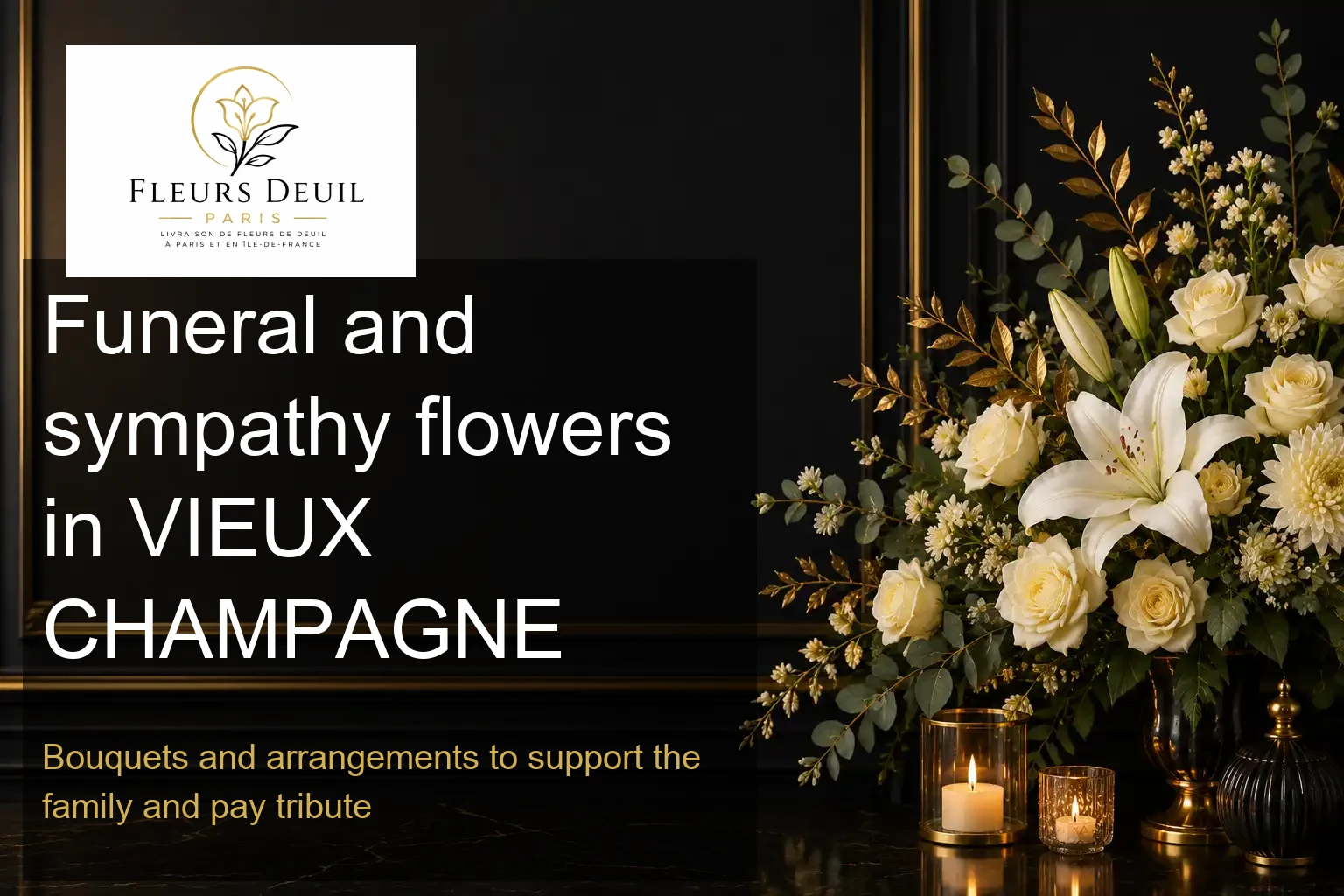 Funeral and sympathy flowers in VIEUX CHAMPAGNE
