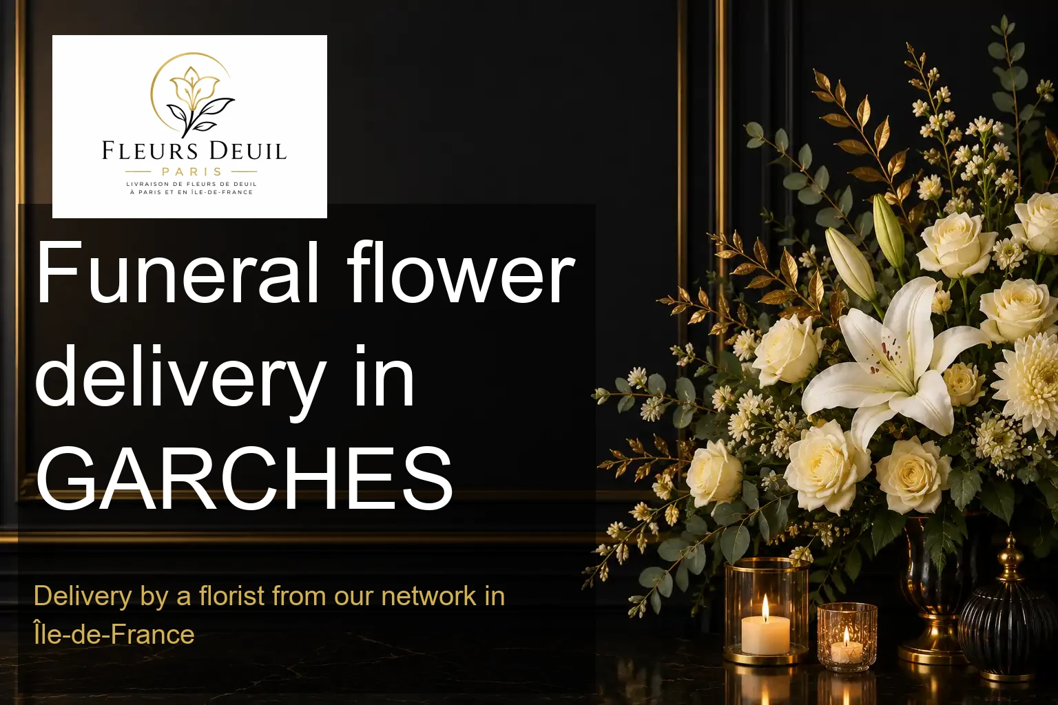 Funeral flower delivery in GARCHES