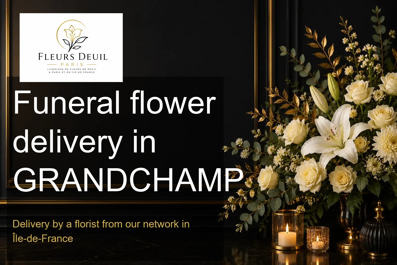 Funeral flower delivery in GRANDCHAMP