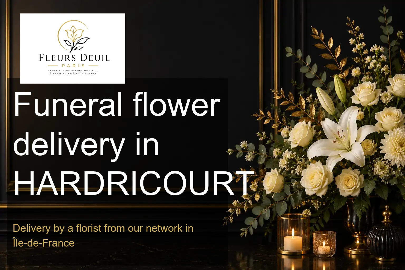 Funeral flower delivery in HARDRICOURT