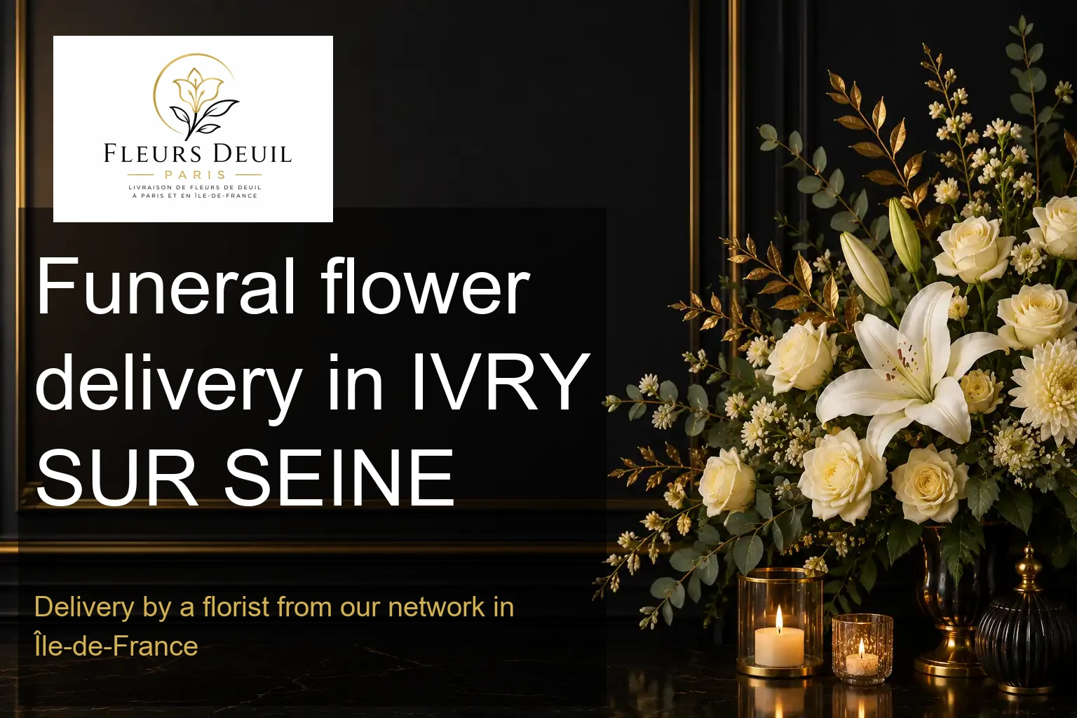 Funeral flower delivery in IVRY SUR SEINE