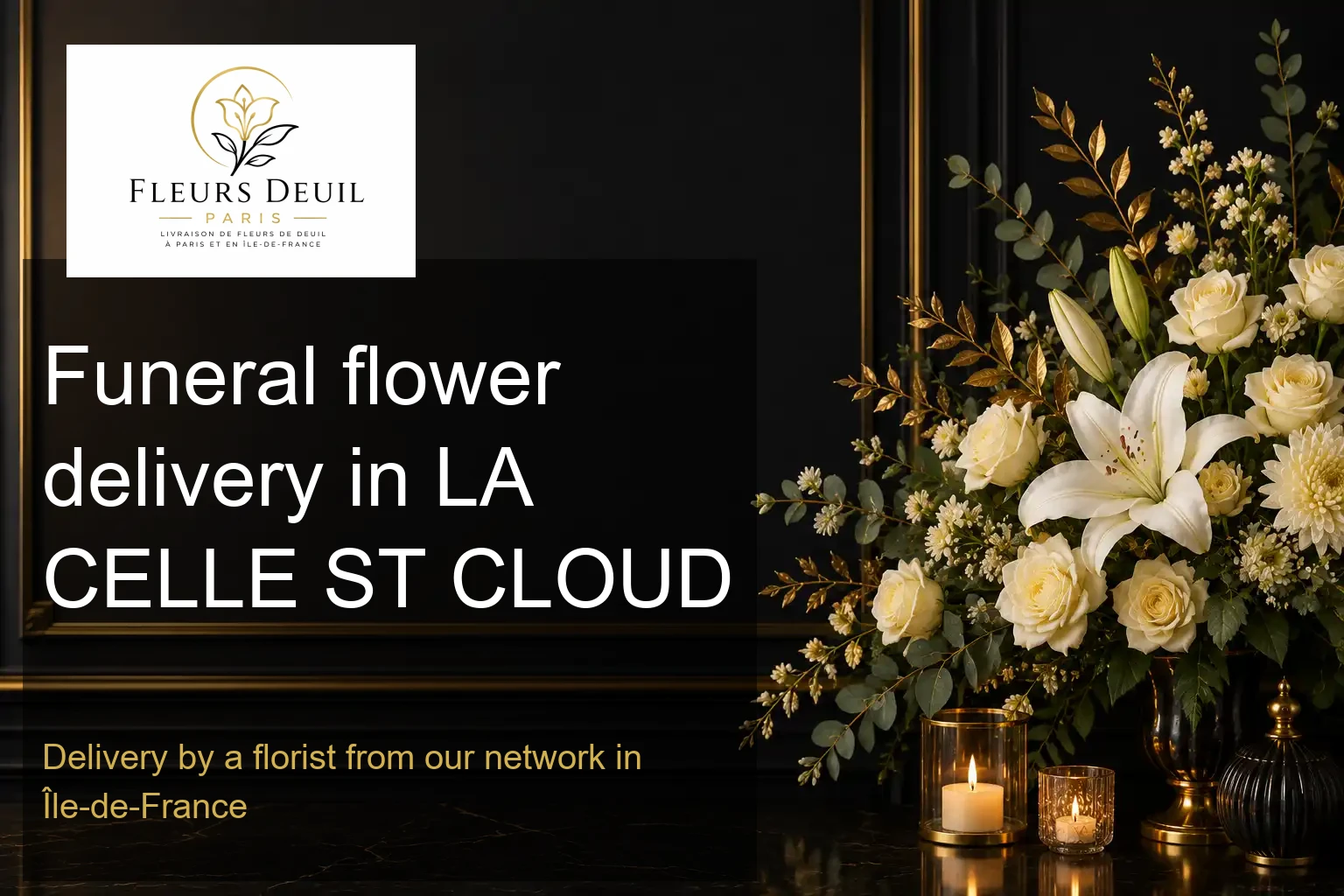 Funeral flower delivery in LA CELLE ST CLOUD