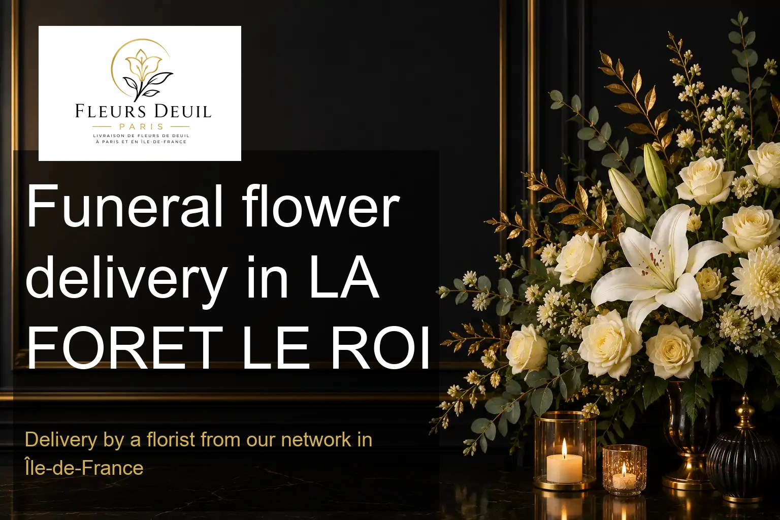Funeral flower delivery in LA FORET LE ROI
