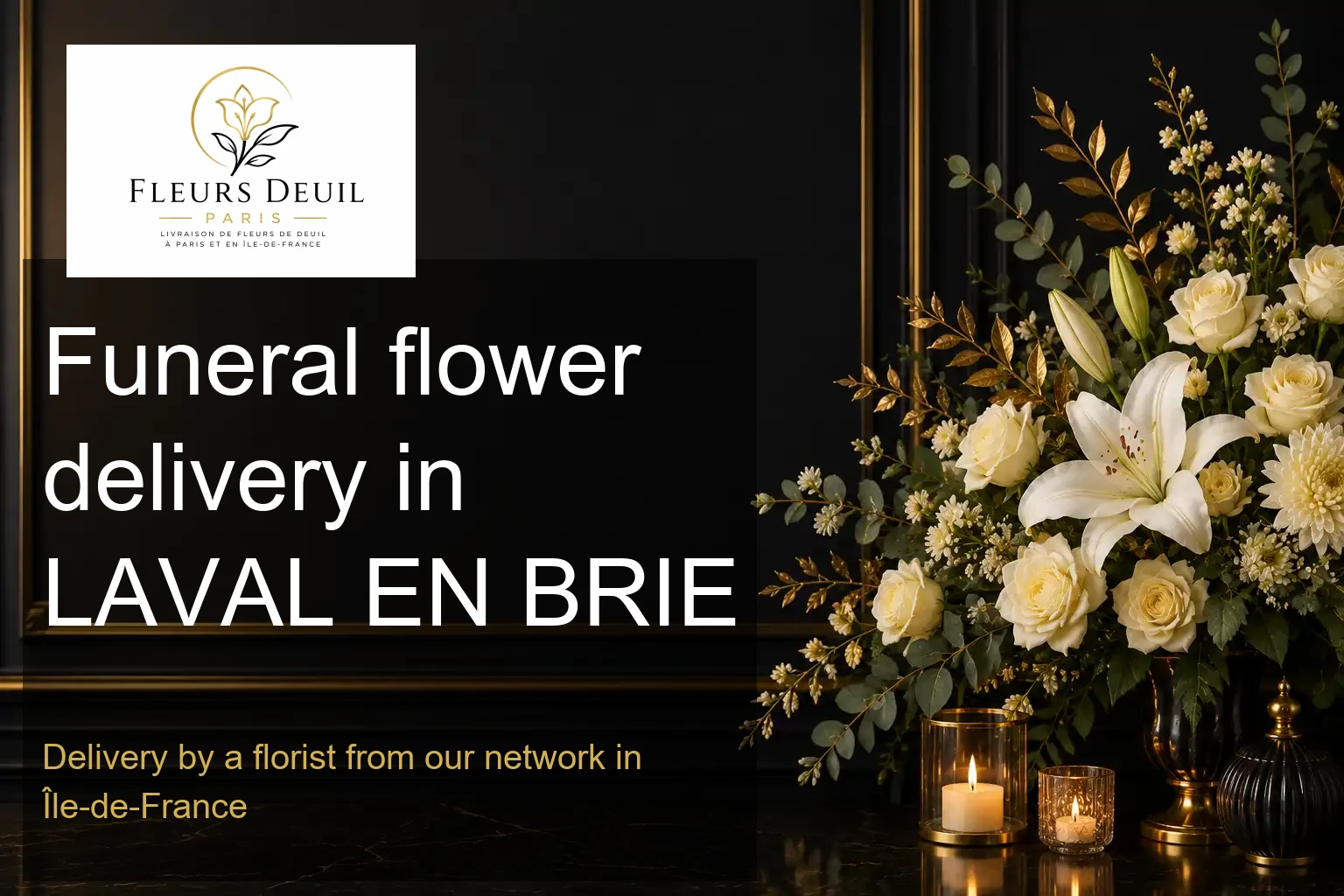 Funeral flower delivery in LAVAL EN BRIE