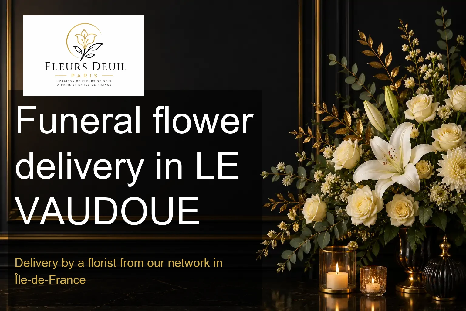 Funeral flower delivery in LE VAUDOUE