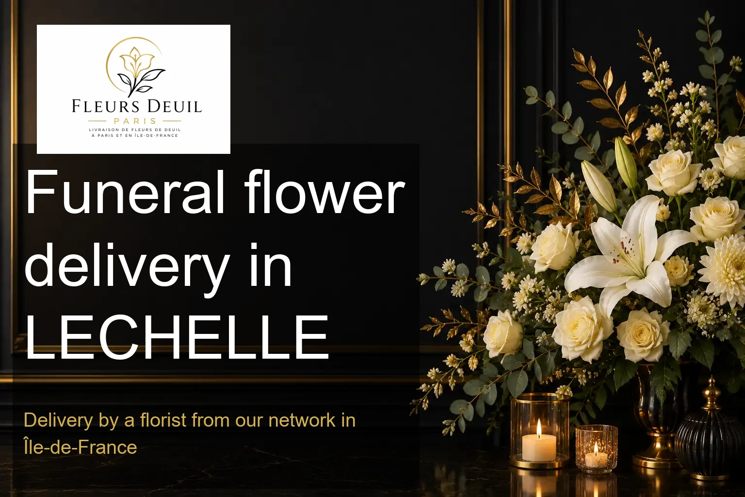 Funeral flower delivery in LECHELLE