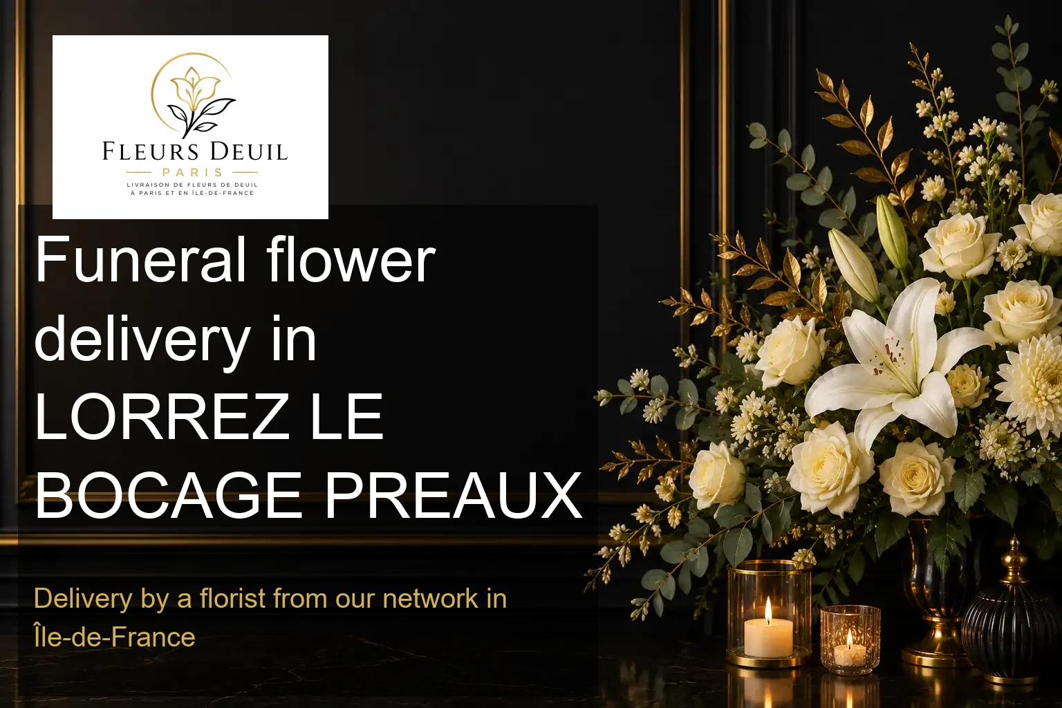 Funeral flower delivery in LORREZ LE BOCAGE PREAUX