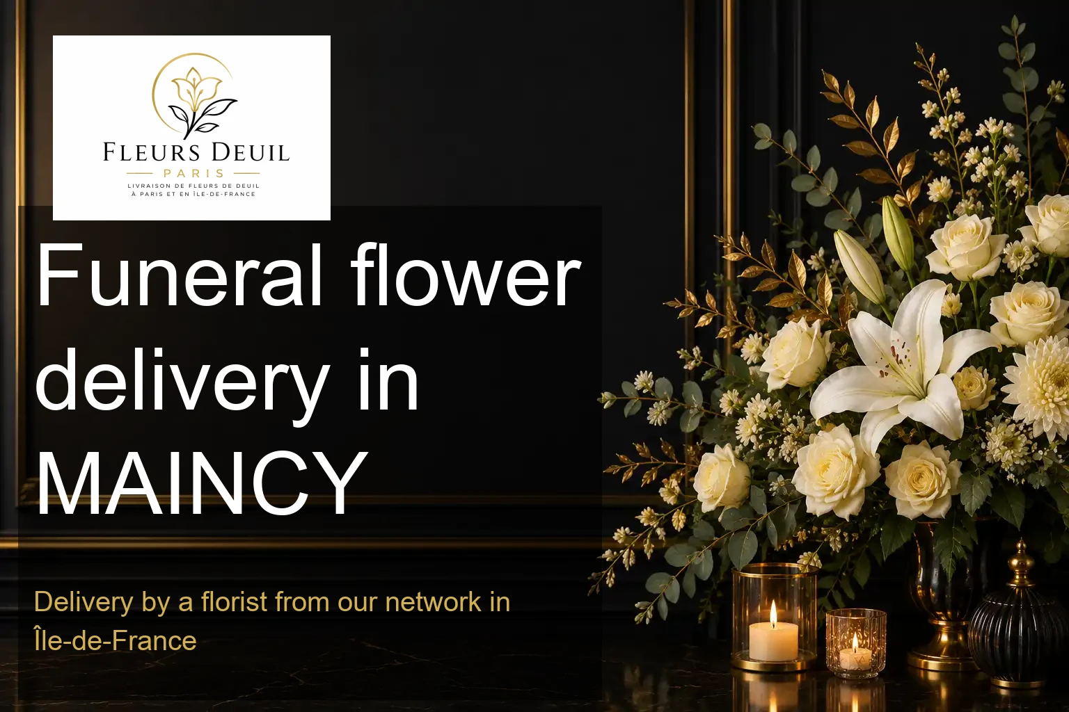 Funeral flower delivery in MAINCY