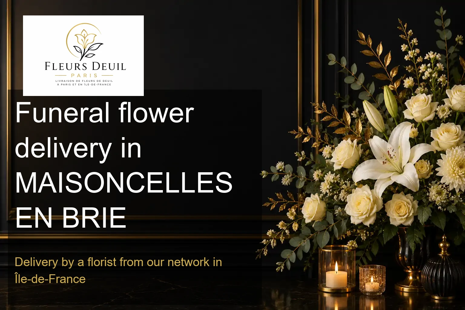 Funeral flower delivery in MAISONCELLES EN BRIE