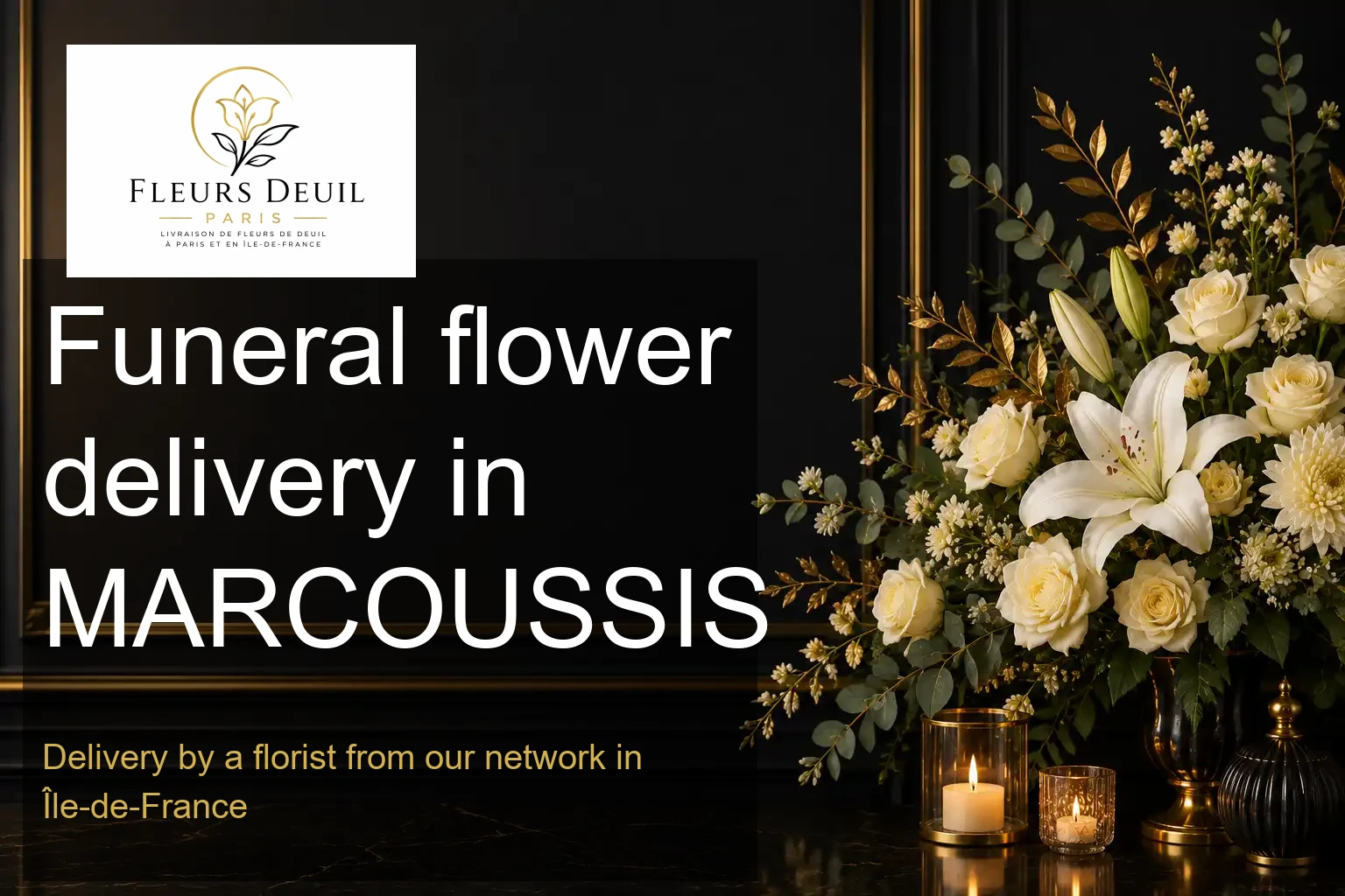 Funeral flower delivery in MARCOUSSIS